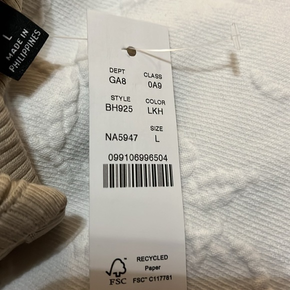 NWT jcrew khaki vintage rib tank top 1 sz med and 1 size large sold separately - Picture 3 of 5